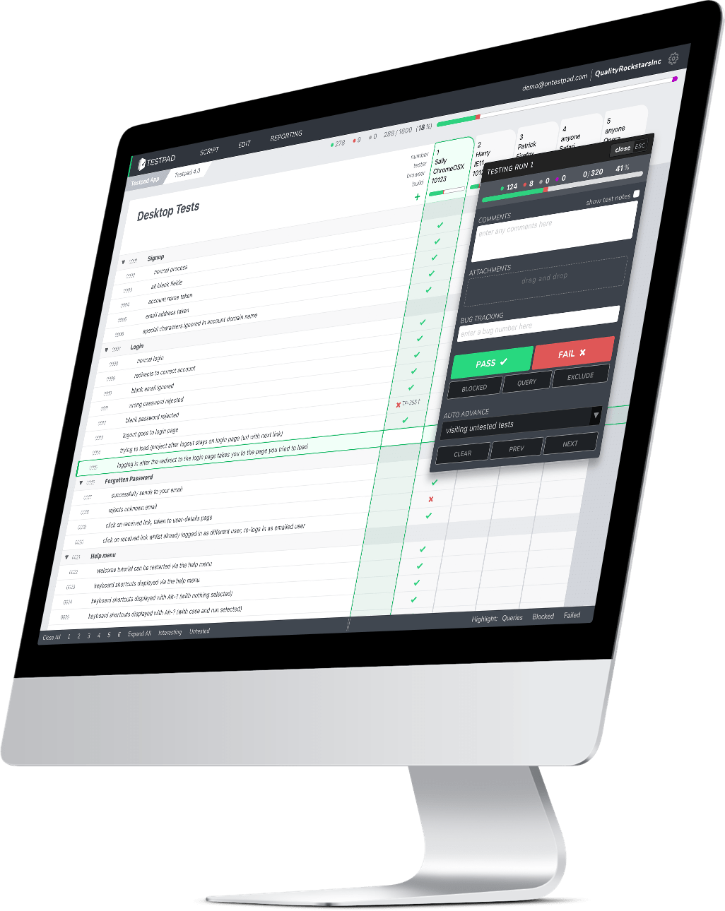 TestGate is a simple manual test plan tool that reinvents traditional test case management software